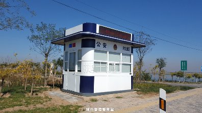 雄安新區(qū)城管警務(wù)治安崗亭小型崗亭CAD圖紙